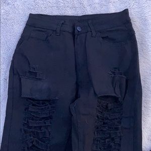 Black Ripped Jeans